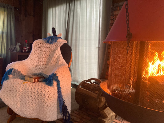 Adult Hooded Unicorn Blanket